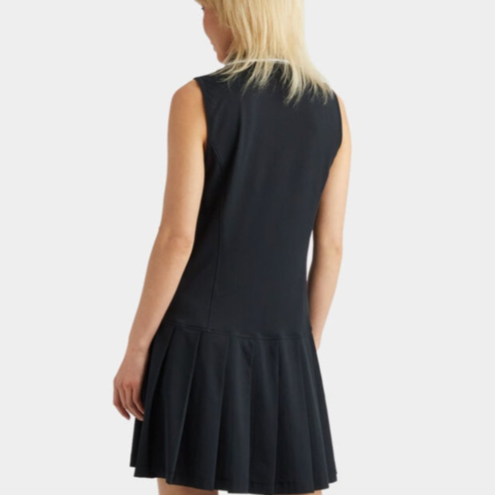 G/Fore SLEEVELESS PLEATED POLO DRESS new